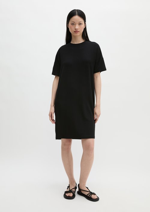 Oversize sweat dress — Black