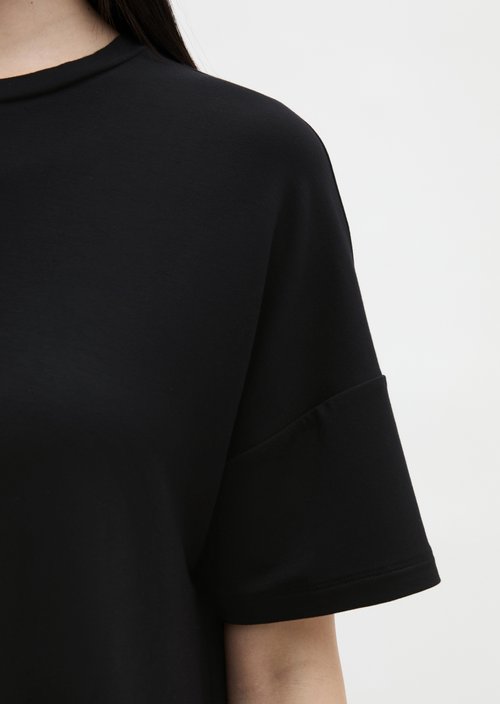 Oversize sweat dress — Black