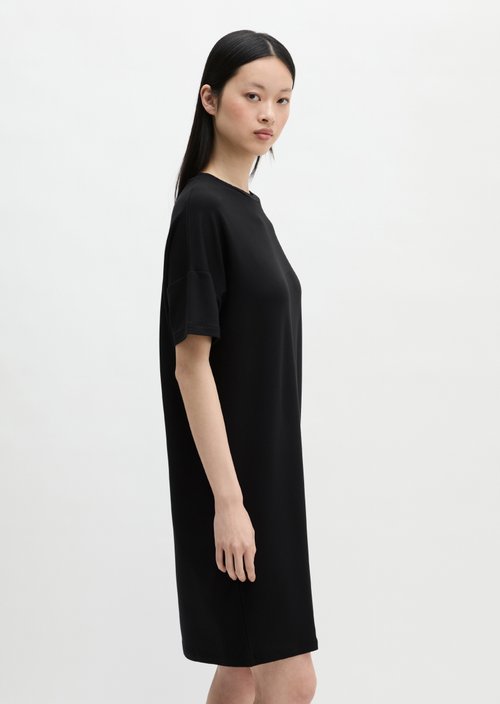 Oversize sweat dress — Black