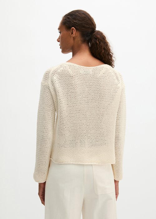Sweater loose — White Cotton