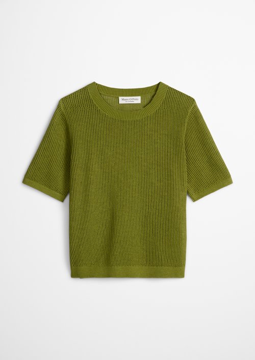 Ajour sweater regular — Shaded Fern