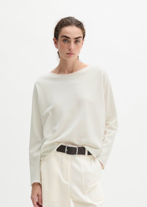 Oversized sweater — White Cotton