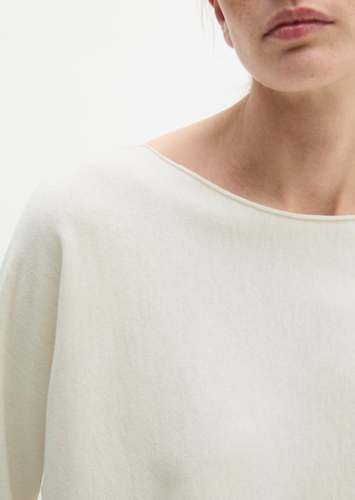 Oversized sweater — White Cotton