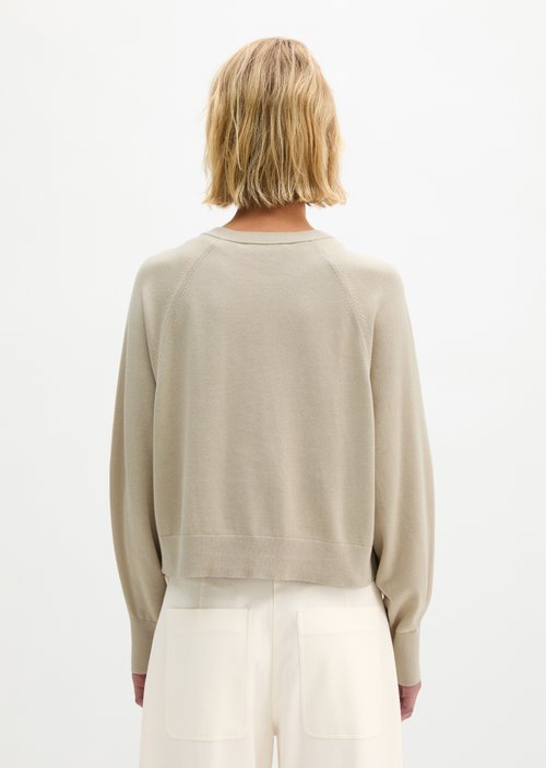 Cardigan oversized — Linen Beige