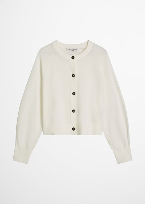Cardigan oversized — White Cotton