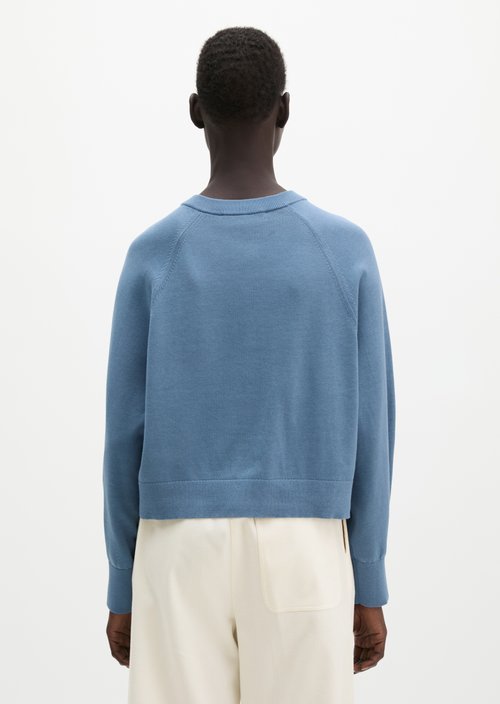 Cardigan oversized — Provincial Blue