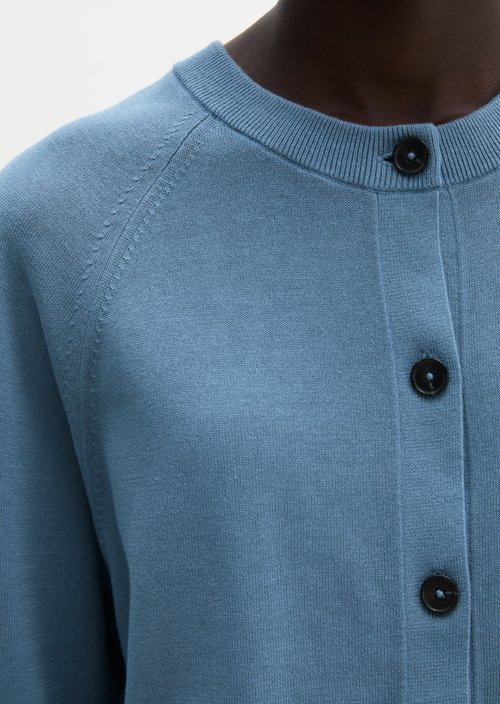 Cardigan oversized — Provincial Blue