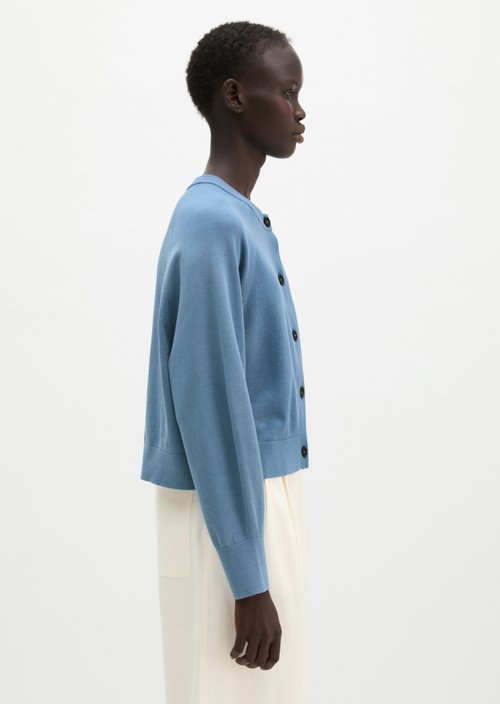 Cardigan oversized — Provincial Blue