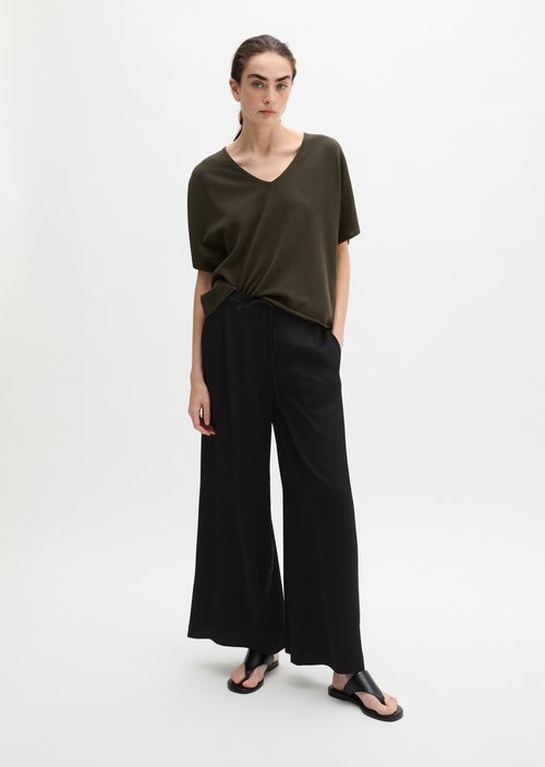 Short sleeve sweater loose — Mossy Earth