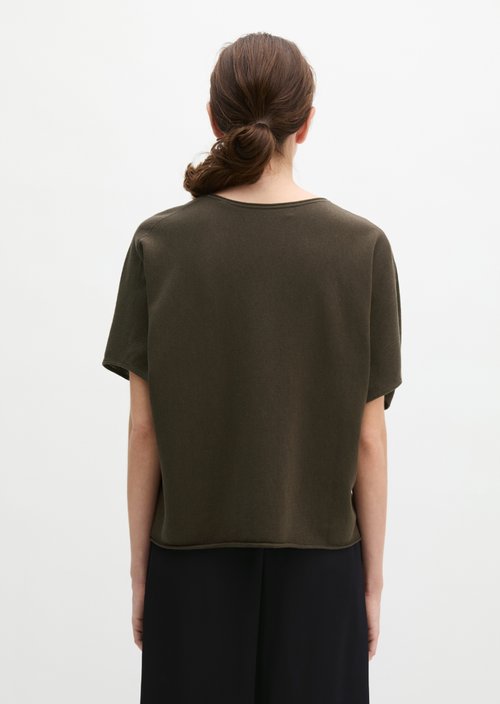 Short sleeve sweater loose — Mossy Earth