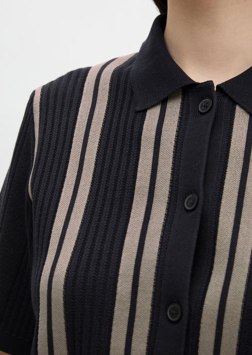 Short-Sleeve Cardigan from the Travel Collection — Dark Blue