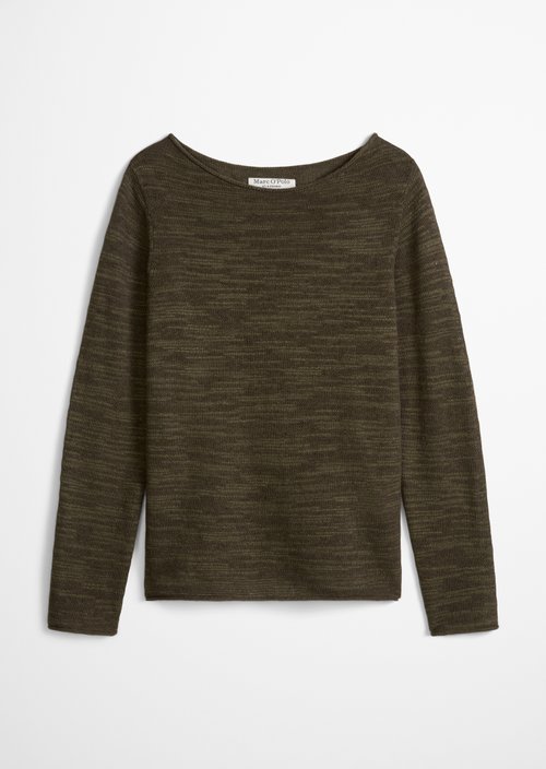 Slub sweater slim — Mossy Earth