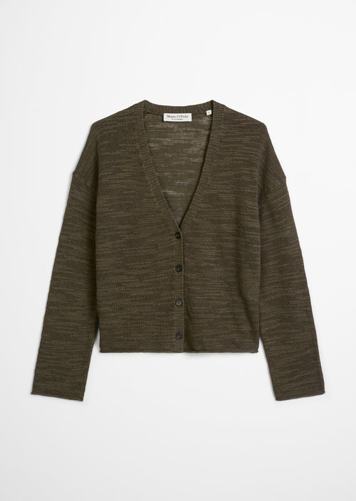 Slub cardigan loose — Mossy Earth