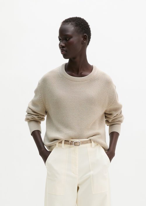 Sweater loose — Linen Beige