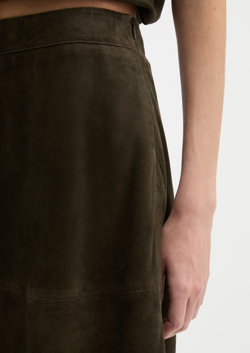 Leather skirt A-Shape — Mossy Earth