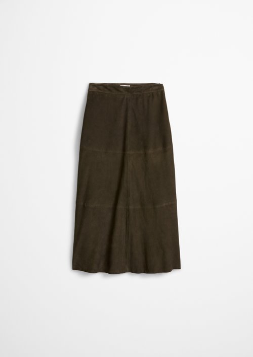 Leather skirt A-Shape — Mossy Earth