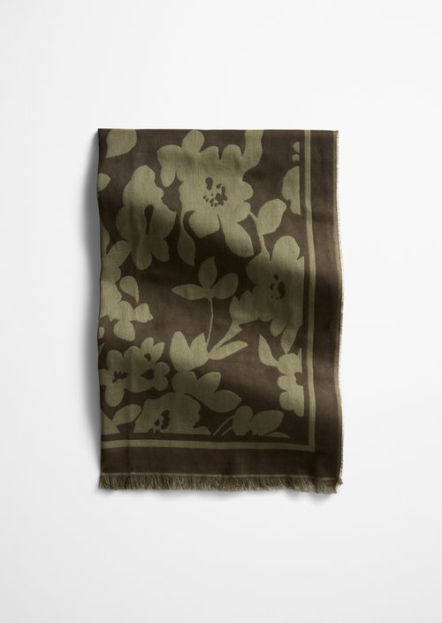 Gewebter Schal — Dark Green