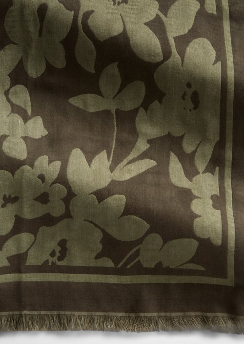 Gewebter Schal — Dark Green