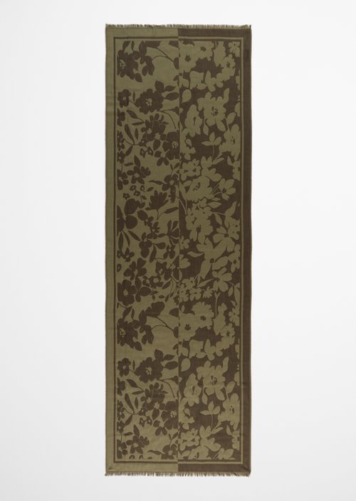 Gewebter Schal — Dark Green