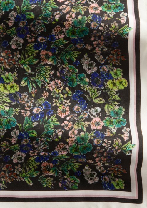 Satin-Foulard — Medium Brown