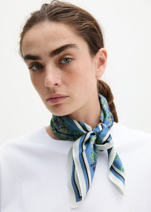 Satin-Foulard — Medium Blue