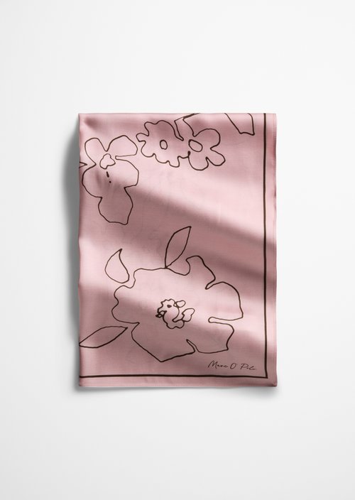 Satin-Foulard — Light Pink