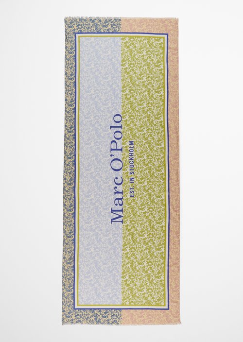 Schal mit Allover-Print — Medium Green