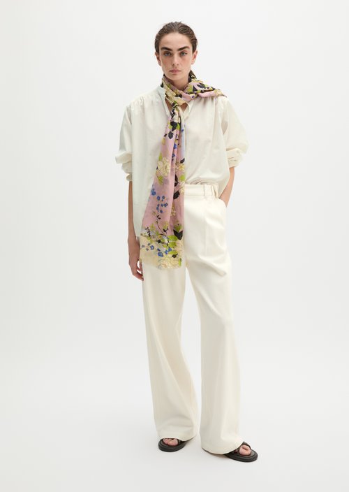 Schal mit Allover-Print — Light Pink
