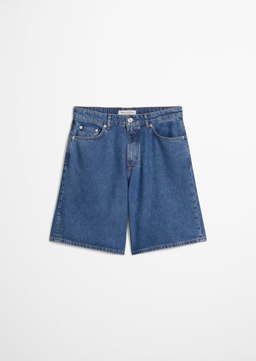 Denim shorts wide — Medium Blue