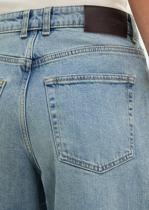 Jeans model Lara barrel cropped — Light Blue