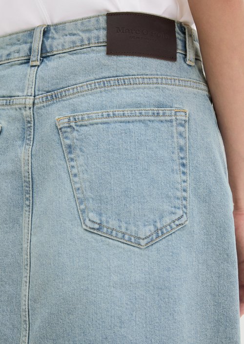 Regular denim skirt — Light Blue