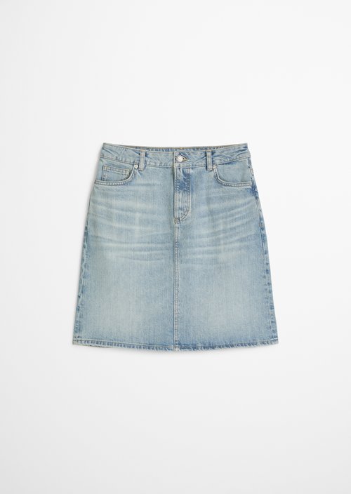 Regular denim skirt — Light Blue