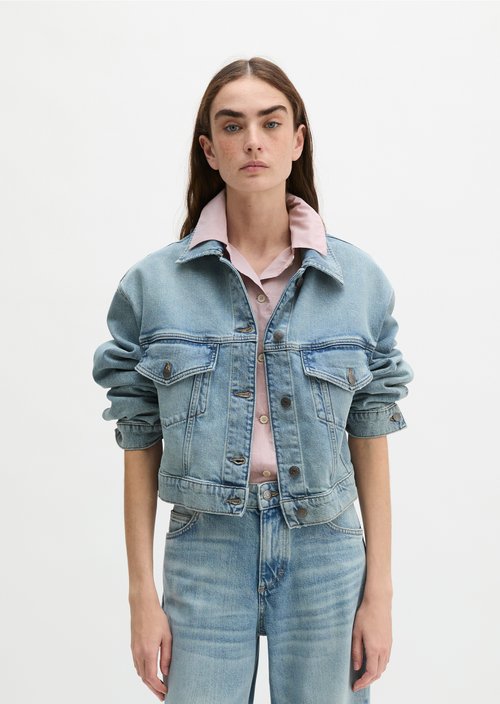 Relaxed denim jacket — Light Blue