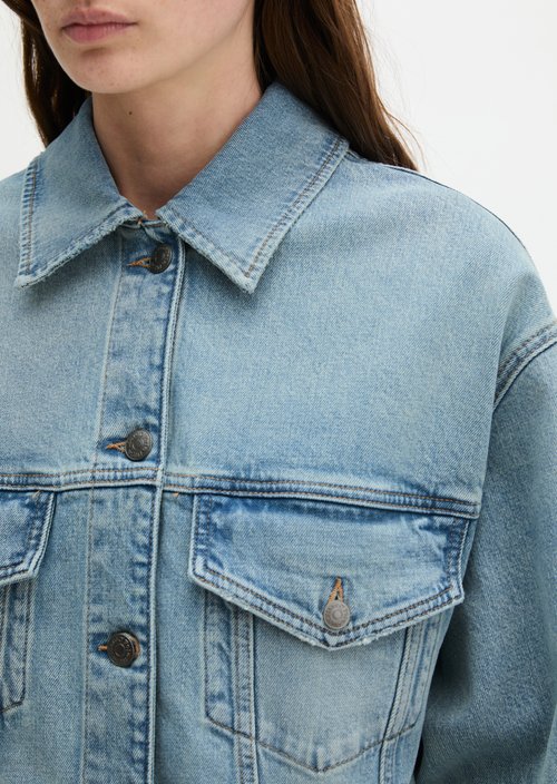 Relaxed denim jacket — Light Blue