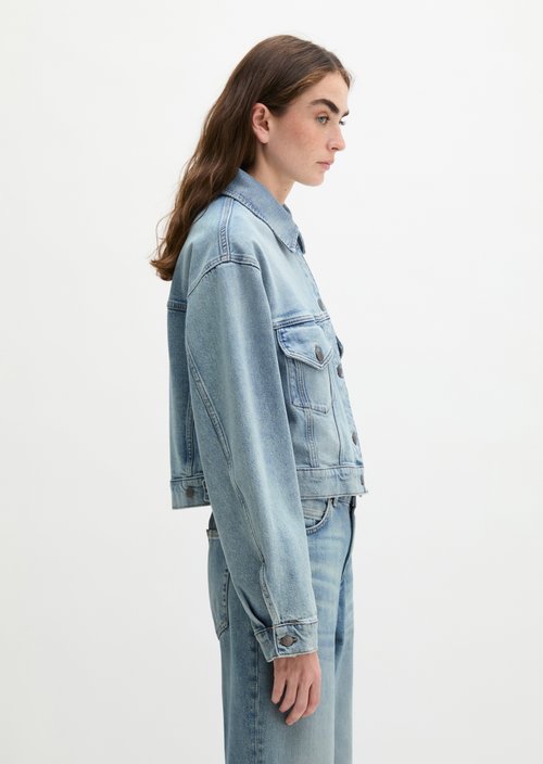 Relaxed denim jacket — Light Blue