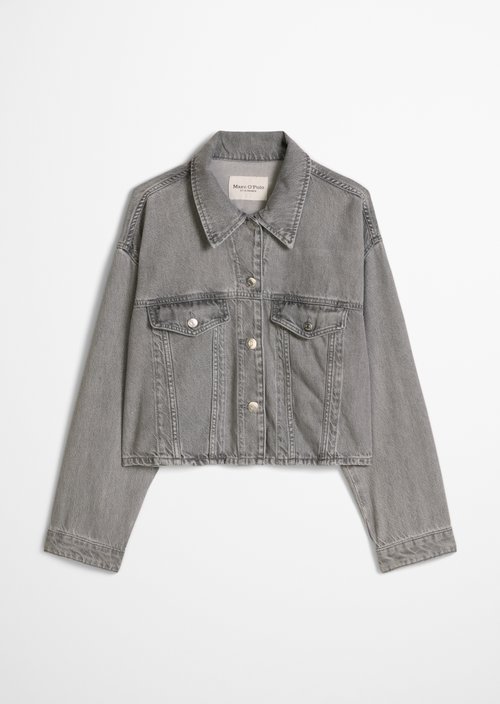 Relaxed denim jacket — Light Grey