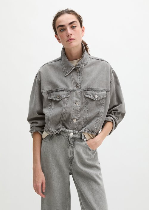 Relaxed denim jacket — Light Grey