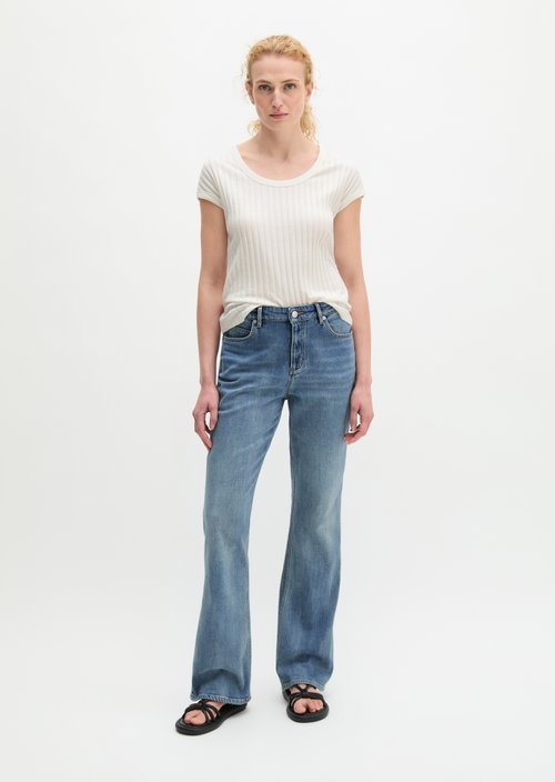 Jeans model Kiruna flared — Light Blue
