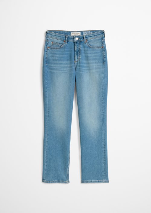 Jeans model Linde straight cropped — Light Blue