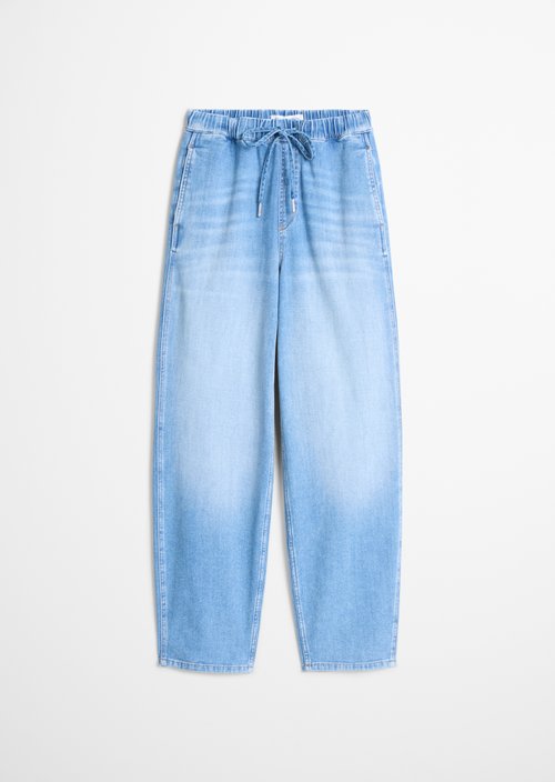 Joggpants jeans relaxed cropped — Light Blue