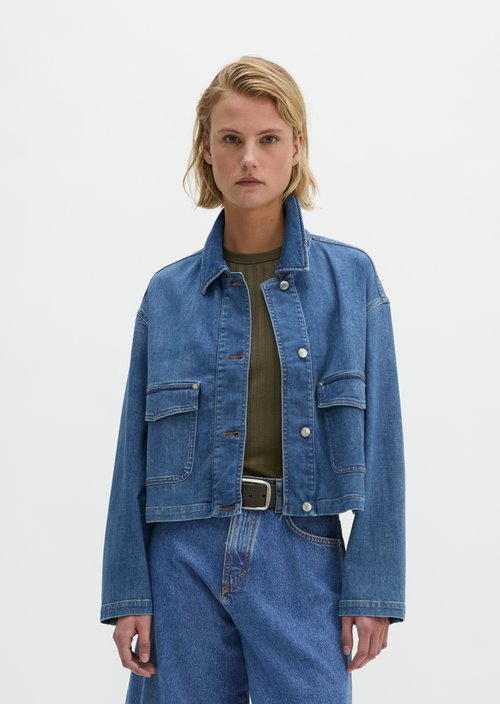 Relaxed denim shirt — Medium Blue