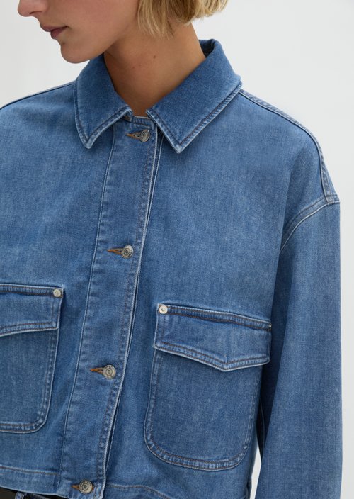 Relaxed denim shirt — Medium Blue