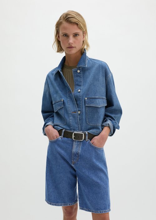 Relaxed denim shirt — Medium Blue