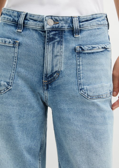 Jeans model Lania wide — Light Blue