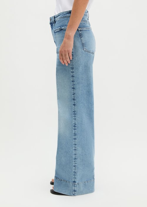 Jeans model Lania wide — Light Blue
