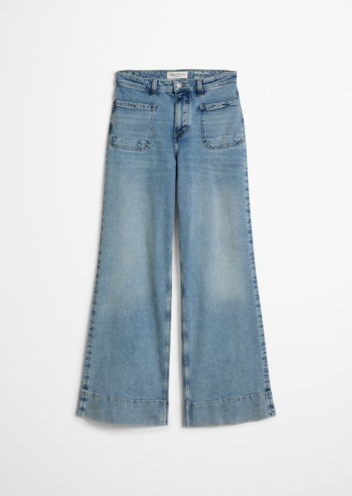 Jeans model Lania wide — Light Blue