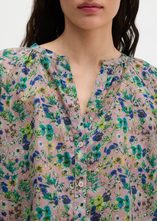 Blouse imprimée relaxed Light Pink en vue détaillée