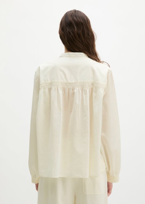 Relaxed blouse — White Cotton