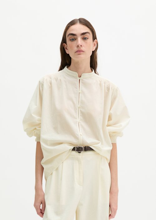 Relaxed blouse — White Cotton