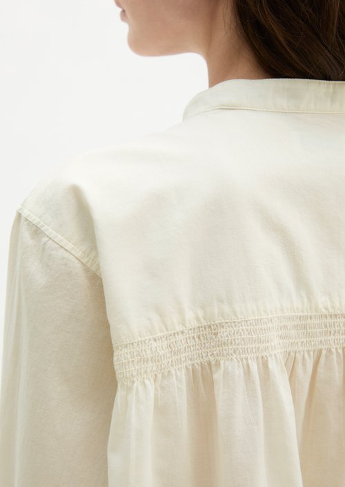 Relaxed blouse — White Cotton